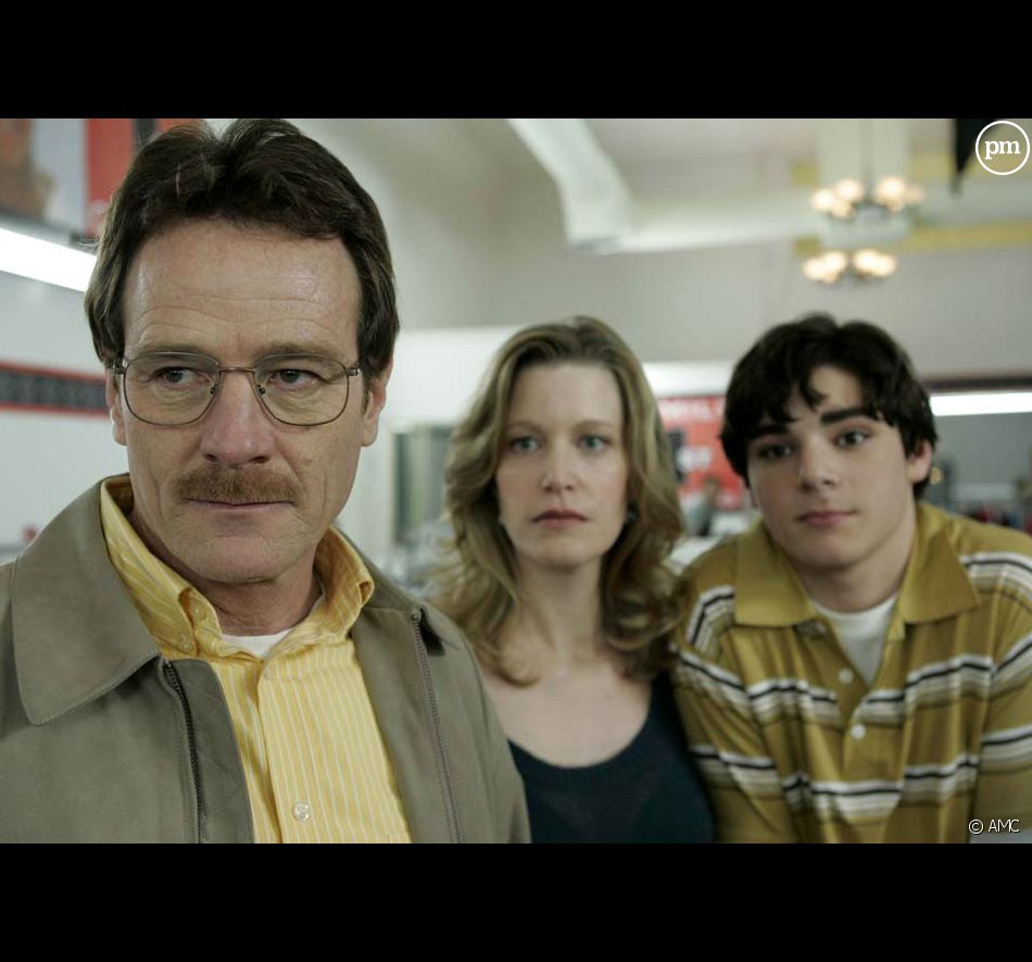 Bryan Cranston, Anna Gunn et RJ Mitte dans "Breaking Bad"