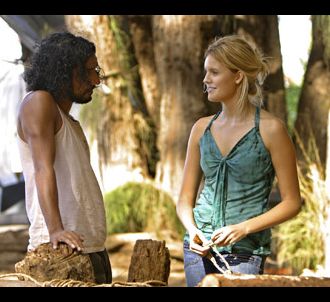 Naveen Andrews et Maggie Grace dans 'Lost'