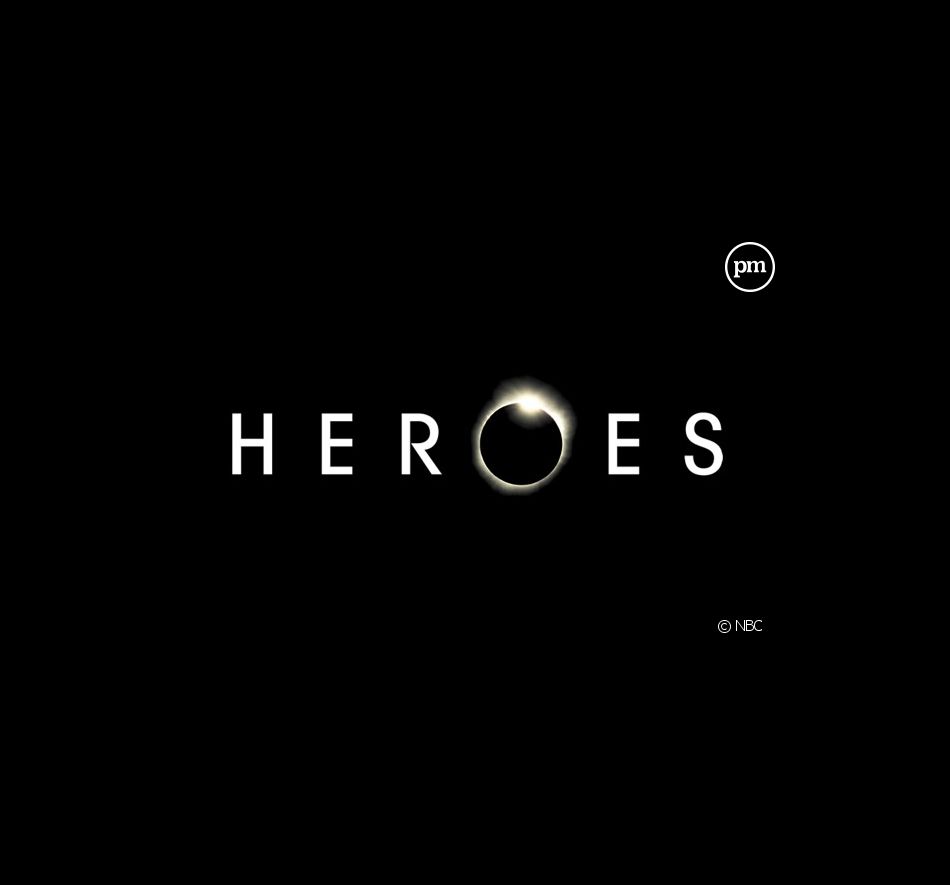 Le logo de la série américaine "Heroes".