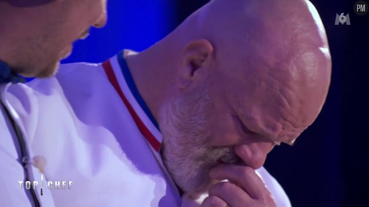 Ça fait chier" : Philippe Etchebest craque et fond en larmes dans "Top Chef"  2025 sur M6 après l'élimination de son dernier candidat de la saison -  Puremédias