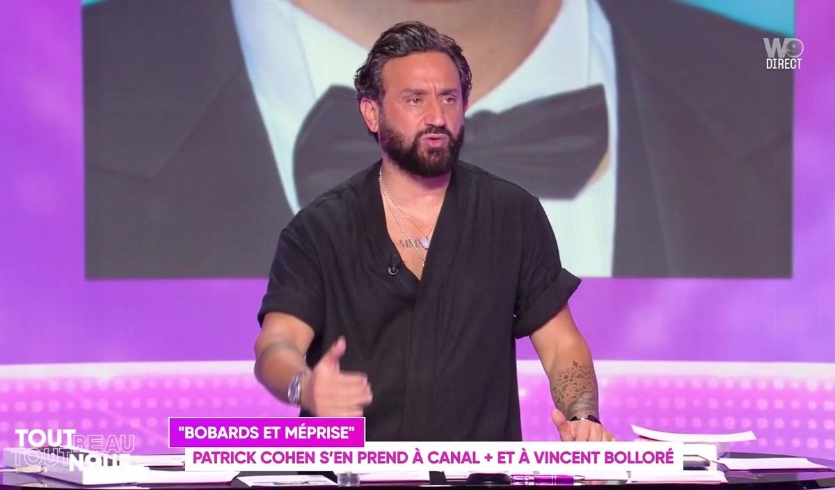 "Bravo à Maxime Saada pour sa réaction" : Sur W9, Cyril Hanouna prend la défense du patron de Canal+ et tacle Patrick Cohen