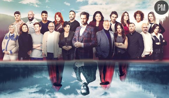 Les participants de la 4e saison des "Traîtres" sur M6 autour d'Eric Antoine