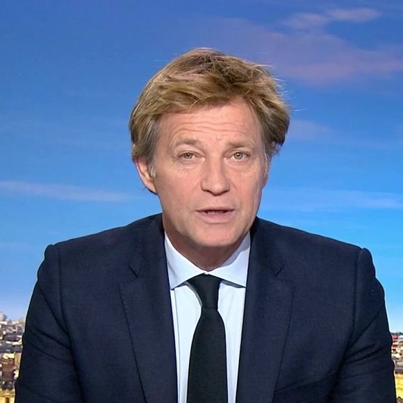 Laurent Delahousse présentant le "20 Heures" de France 2.