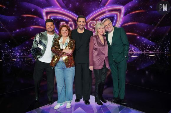 Kev Adams, Elodie Poux, Chantal Ladesou et Laurent Ruquier, le jury de "Mask Singer" 2025