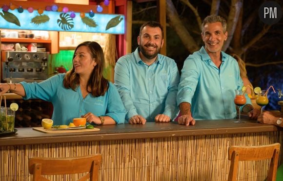Candiie (Audrey) Laurent OURNAC (Tom) et Patrick GUERINEAU (Xavier).
© FRANCOIS LEFEBVRE / JLA / TF1