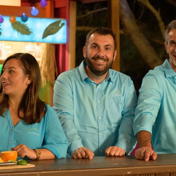 Candiie (Audrey) Laurent OURNAC (Tom) et Patrick GUERINEAU (Xavier).
© FRANCOIS LEFEBVRE / JLA / TF1