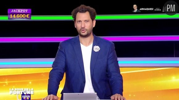 Eric Antoine aux commandes de "La roue de la fortune" sur M6.