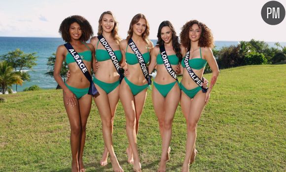 Miss Alsace, Miss Bourgogne, Miss Franche-Comté, Miss Lorraine, Miss Rhone-Alpes.