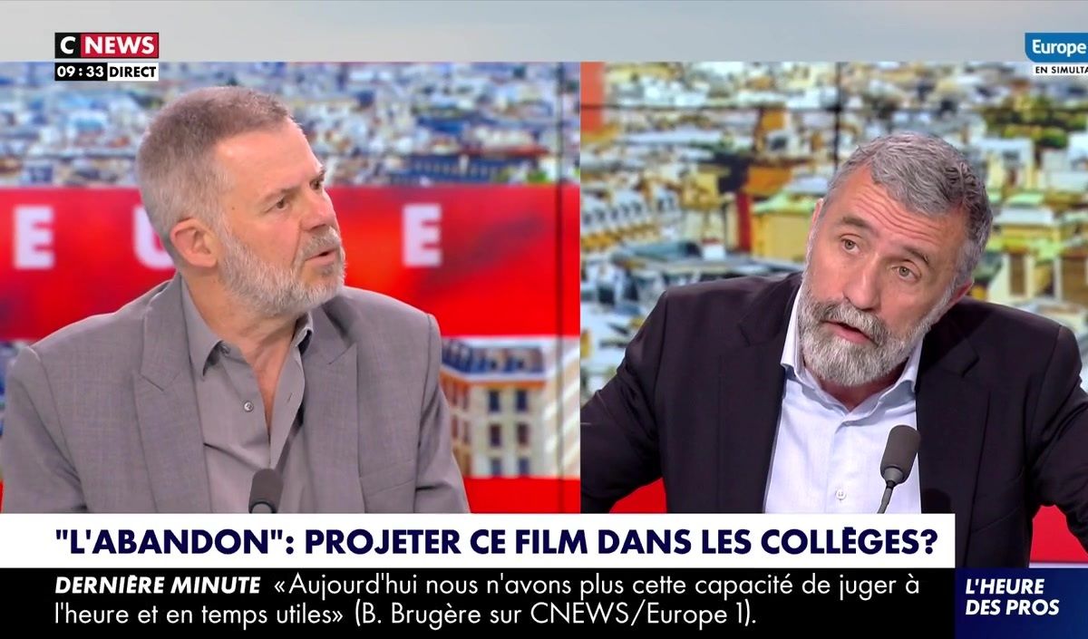 "Je trouve ça insupportable" : Vif échange entre Eric Naulleau et Mathias Leboeuf dans "L'heure des pros" au sujet du film "L'abandon"
