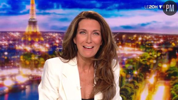 Anne-Claire Coudray au "20 Heures" de TF1 le dimanche 26 janvier 2025.