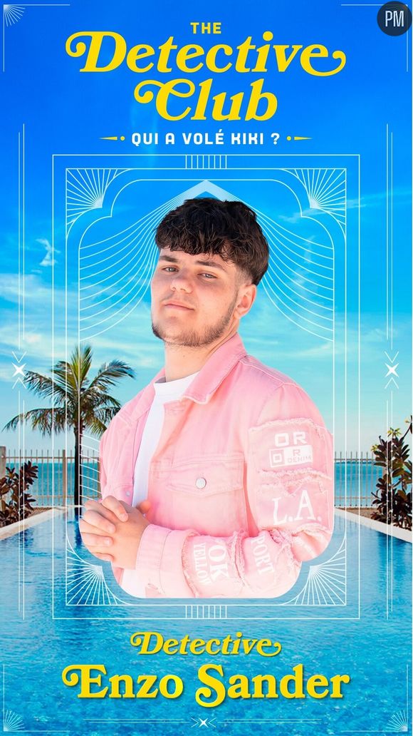 Enzo Sander, candidat de "The Detective Club"