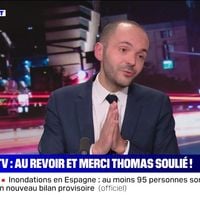 "Je pars le coeur serré" : Ému, le journaliste politique Thomas Soulié fait ses adieux à BFMTV