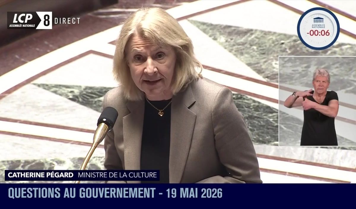 Catherine Pegard, la ministre de la Culture, regrette la réponse "disproportionnée" de Maxime Saada (Canal+) à la tribune anti-Bolloré