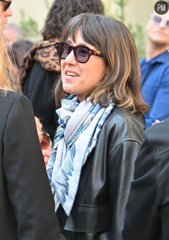Alexia Laroche-Joubert - Sorties des obsèques de Loana Petrucciani dans la cathédrale Sainte-Réparate à Nice le 10 avril 2026. L'ancienne star de téléréalité a été retrouvée morte dans son appartement niçois par les autorités, le 25 mars dernier. © Bruno Bebert/Bestimage