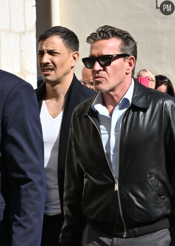 Steevy Boulay, Benjamin Castaldi - Obsèques de Loana Petrucciani dans la cathédrale Sainte-Réparate à Nice le 10 avril 2026. L'ancienne star de téléréalité a été retrouvée morte dans son appartement niçois par les autorités, le 25 mars dernier. © Bruno Bebert/Bestimage