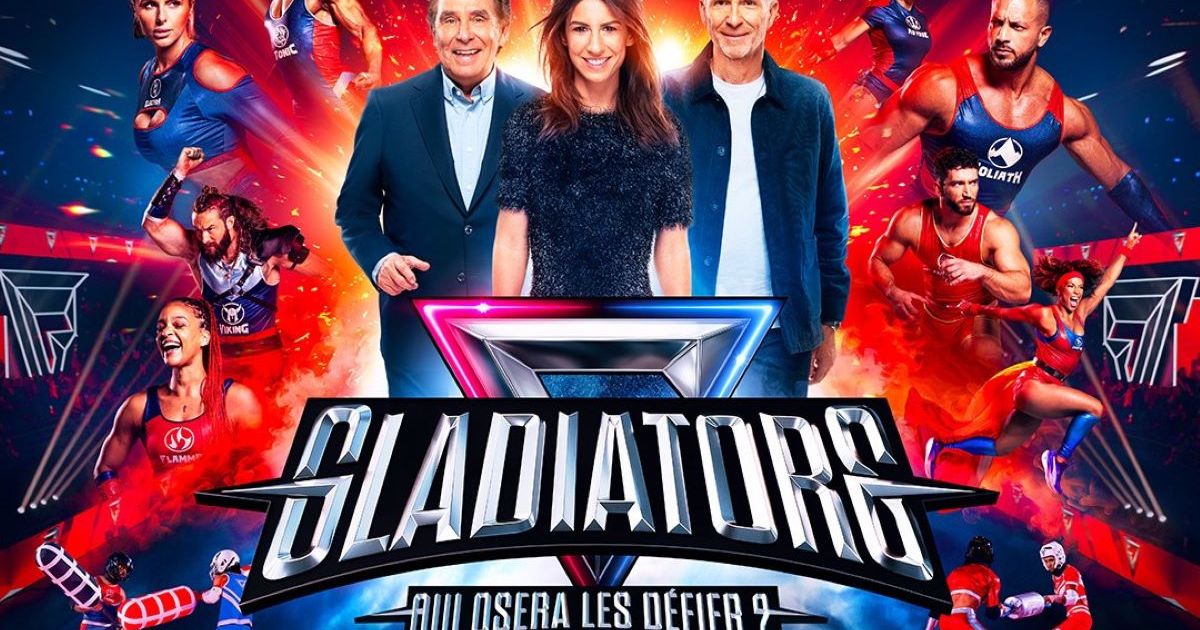 "Gladiators" : TF1 annonce la date de diffusion de son nouveau jeu XXL avec Jean-Pierre Foucault, Hélène Mannarino et Denis Brogniart