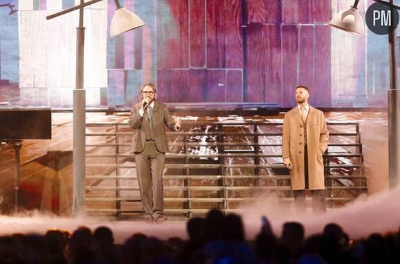 Christophe Willem et Matt Pokora dans "La ballade des Enfoirés", le concert 2026 aux profits des Restos du coeur