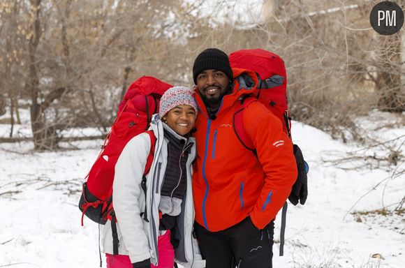 Sonide et Raphaël de "Pékin Express, la route des glaces"
