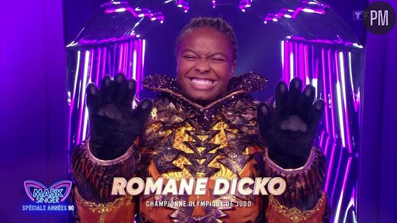 Sous le costume du Panda Roux, se cachait l’athlète française Romane Dicko