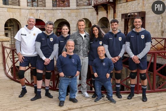 Jeremy Frerot, Shy’m, Nans Ducuing, Manon Apithy, Paul Larrouturou, Thierry Duran et Cyril Féraud.
© Laurent VU - ALP - France Télévisions