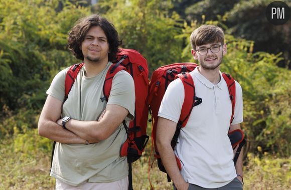 Otis et Enzo, les copains geek, dans "Pékin Express : La route des tribus légendaires".