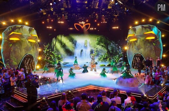 Le Caillou sur la scène de "Mask Singer" 2026.