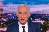 Gilles Bouleau présente "Le 20 Heures" de TF1 ce mercredi 4 décembre 2024.