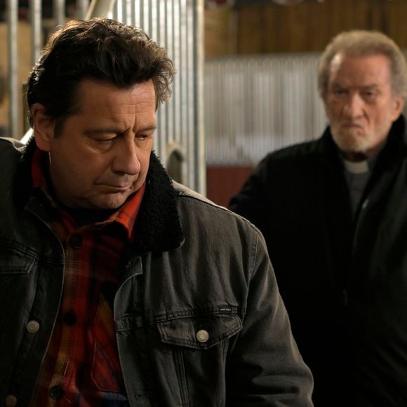 "Un père idéal" avec Eddy Mitchell et Laurent Gerra sur France 2.
© Michael CROTTO