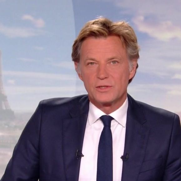 Laurent Delahousse aux commandes du "20 Heures" de France 2.