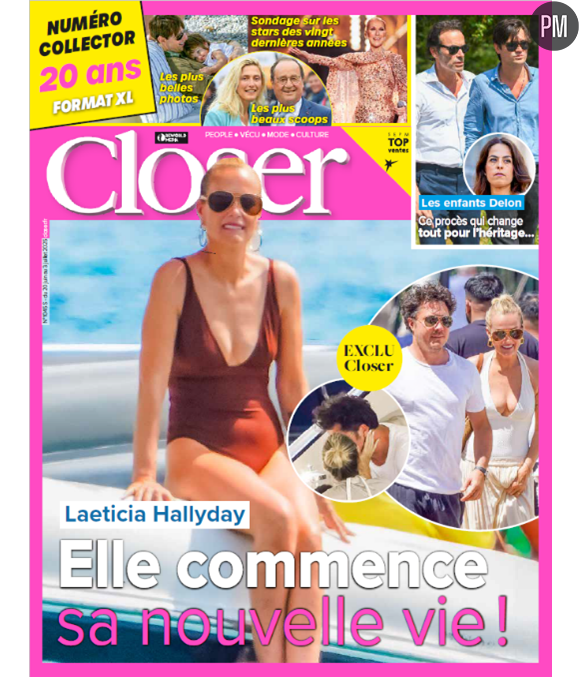 La couverture du numéro collector de Closer pour ses 20 ans.