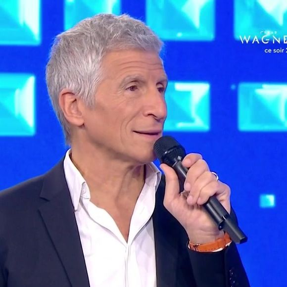 Nagui aux commandes de "N'oubliez pas les paroles !" hier sur France 2.