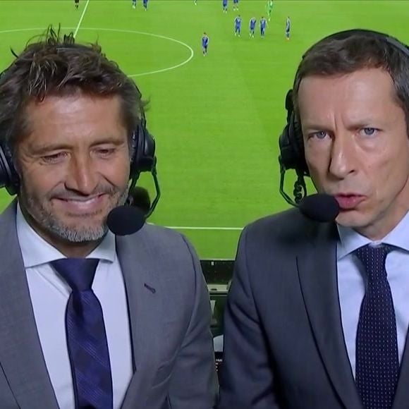 Grégoire Margotton et Bixente Lizarazu ont commenté le match Ukraine-France hier soir sur TF1.