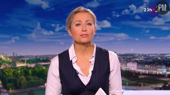 Anne-Sophie Lapix au "20 Heures" de France 2