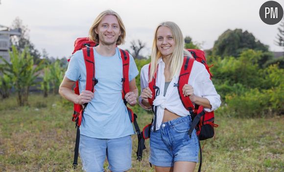 Étienne et Judith, les tourtereaux du nord, dans "Pékin Express : La route des tribus légendaires".