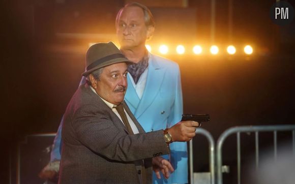Christian Clavier et Benoît Poelvoorde dans "Mystère à Saint-Tropez", de Nicolas Benamou