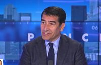 Karim Zéribi sur le plateau de "Punchline" sur CNews.