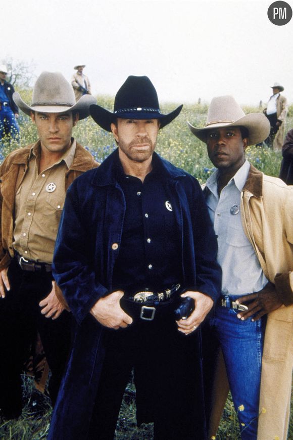 Rétro - Décès de Chuck Norris à l'âge de 86 ans - WALKER TEXAS RANGER JUDSON MILLS - CHUCK NORRIS - CLARENCE GILYARD JR. © MPP via Bestimage
