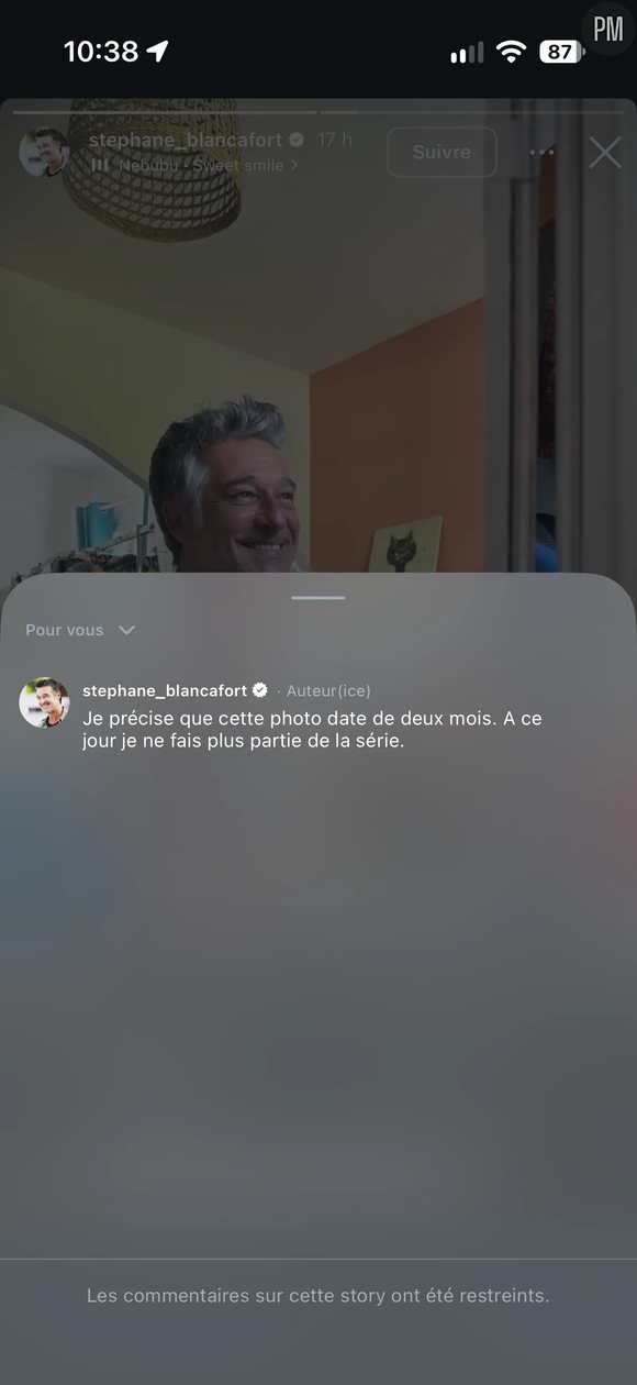 Stéphane Blancafort annonce quitter "Ici tout commence"