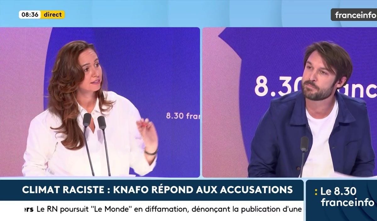 "Vous pouvez arrêter de nous donner des ordres sur ce plateau ?" : Interview électrique sur Franceinfo entre Simon Le Baron et Sarah Knafo