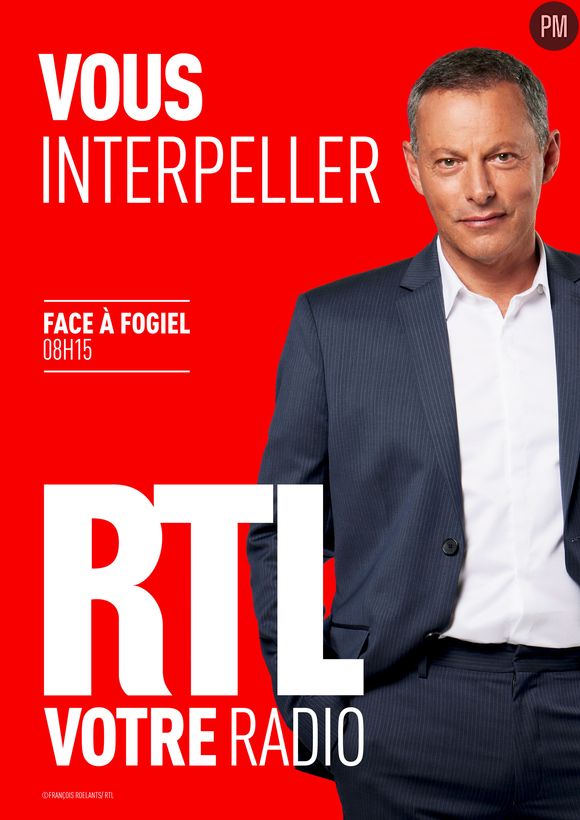 L'affiche de la nouvelle campagne de RTL avec Marc-Olivier Fogiel