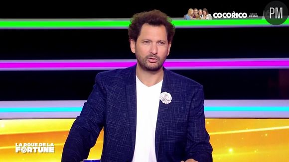 Eric Antoine aux commandes de "La roue de la fortune" sur M6.