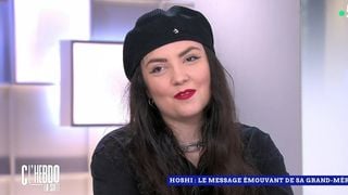 "Vous allez me faire chialer" : Hoshi émue après avoir reçu un message très touchant de sa grand-mère dans "C l'hebdo" sur France 5