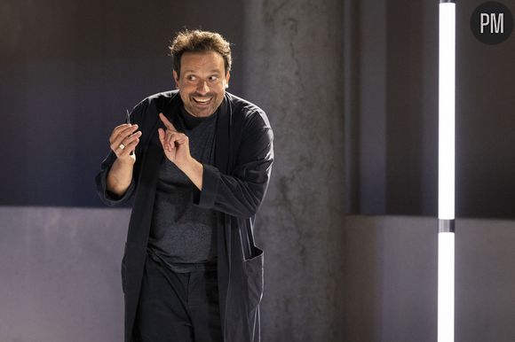 Exclusif - Bruno Salomone - Personnalités au spectacle "Au scalpel" lors du Festival de Ramatuelle. Le 4 août 2023
Cyril Bruneau / Festival de Ramatuelle / Bestimage