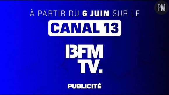 Le nouveau logo de BFMTV.