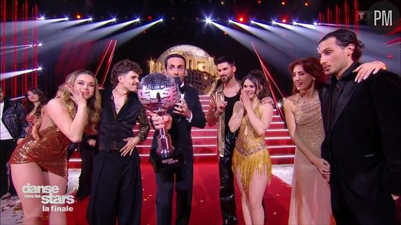 Camille Combal aux commandes de la finale de "Danse avec les stars" sur TF1.