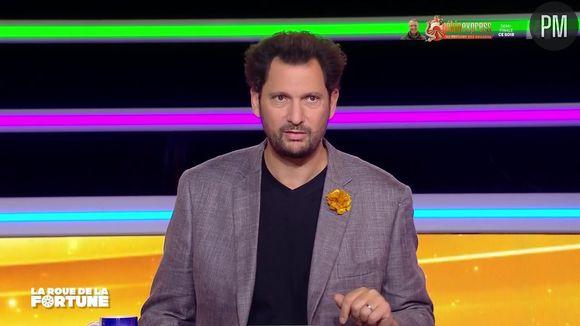 Eric Antoine aux commandes de "La roue de la fortune" sur M6.