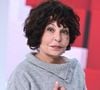 Rétro - Décès de la réalisatrice, actrice et humoriste Isabelle Mergault des suites d'un cancer - Exclusif - Isabelle Mergault - Enregistrement de l'émission Vivement Dimanche présentée par M.Drucker au Pavillon Gabriel à Paris le 9 janvier 2024. Diffusion sur France 3 le 14/01/2024.