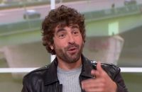 Maya Lauqué et Agustin Galiana partagent une danse sur le plateau de "Télématin" ce vendredi 25 avril sur France 2