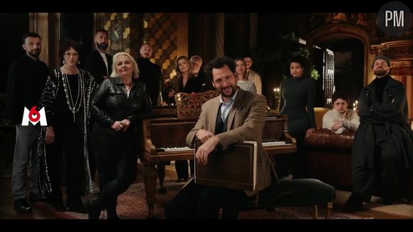 Eric Antoine et les candidats de la saison 7 des "Traîtres" sur M6.