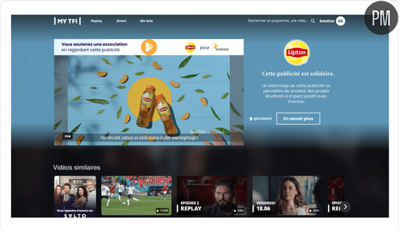 Une campagne solidaire TF1 x Goodeed avec Lipton.